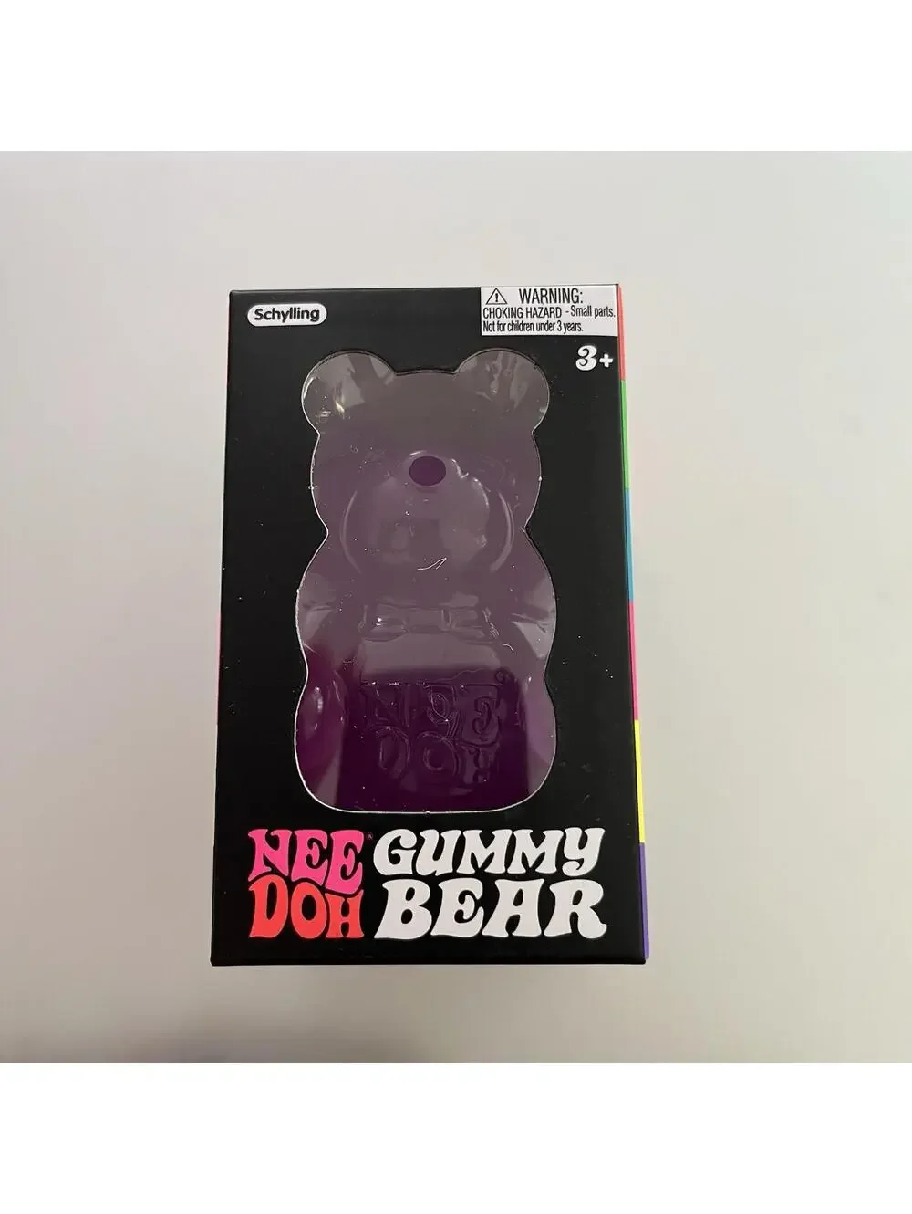NeeDoh Gummy Bear Purple Fidget Stress Toy Squishy Nee Doh New In Box